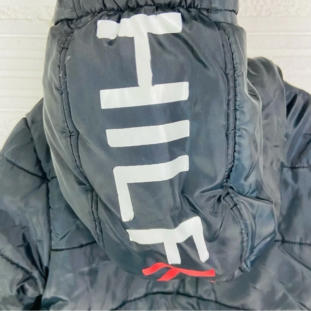 Tommy Hilfiger Kids Puffer Jacket with Red, White, and Blue HILFIGER Accents 7